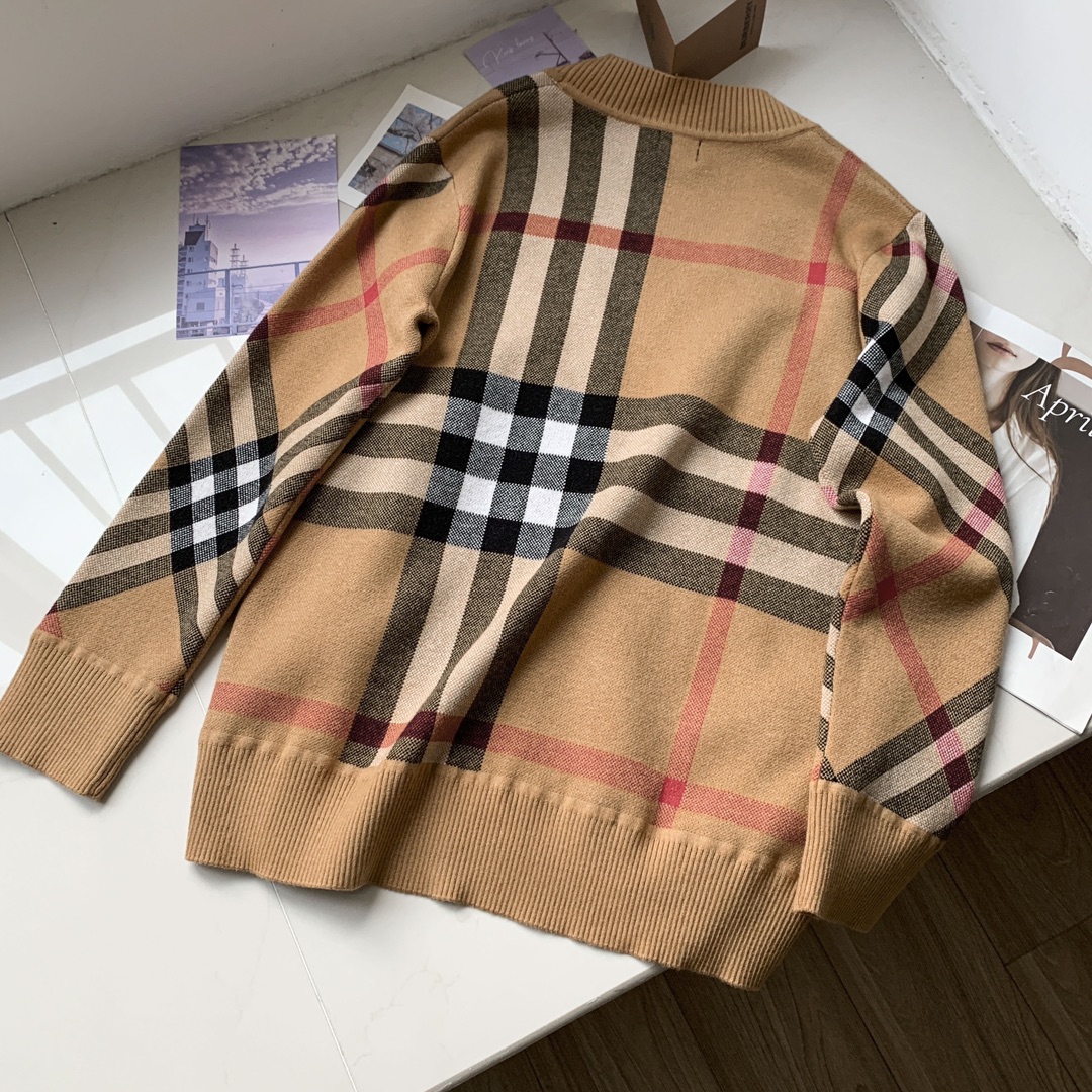 Burberry 23ss Long sleeved sweater jacket - cnluxepick