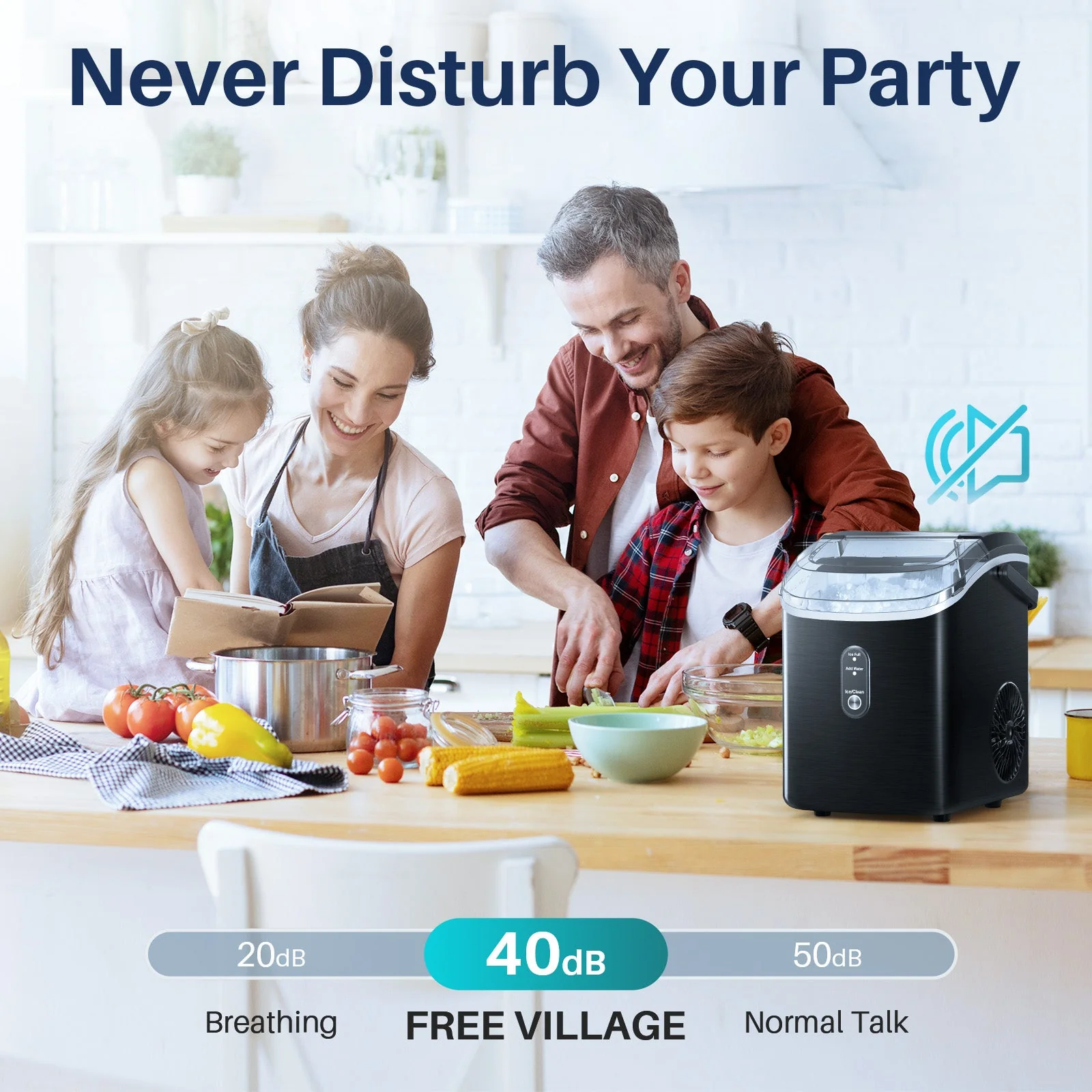 Nugget Pebble Ice Maker Countertop Z5815N