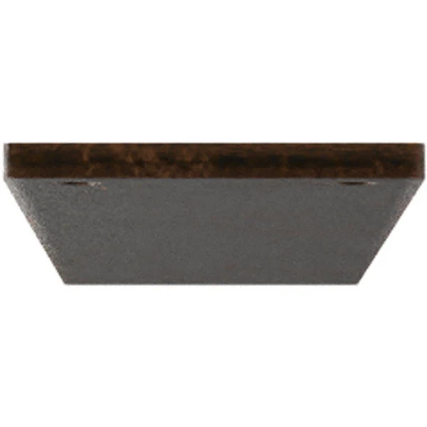 Ekena Millwork BKTM03X14LOABZ 3x22W x 14x22D Logan Hidden Support Steel Bracket w/ 10x22 Support Depth, Antiqued Bronze
