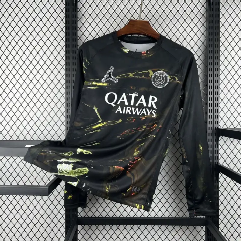 Paris Saint Germain PSG Jordan Night Edition Shirt 2025-26 (sleeves)