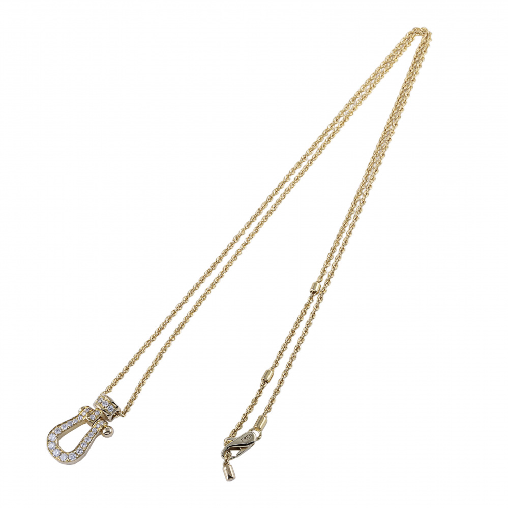 FRED Force 10 Necklace 18K Yellow Gold Diamond