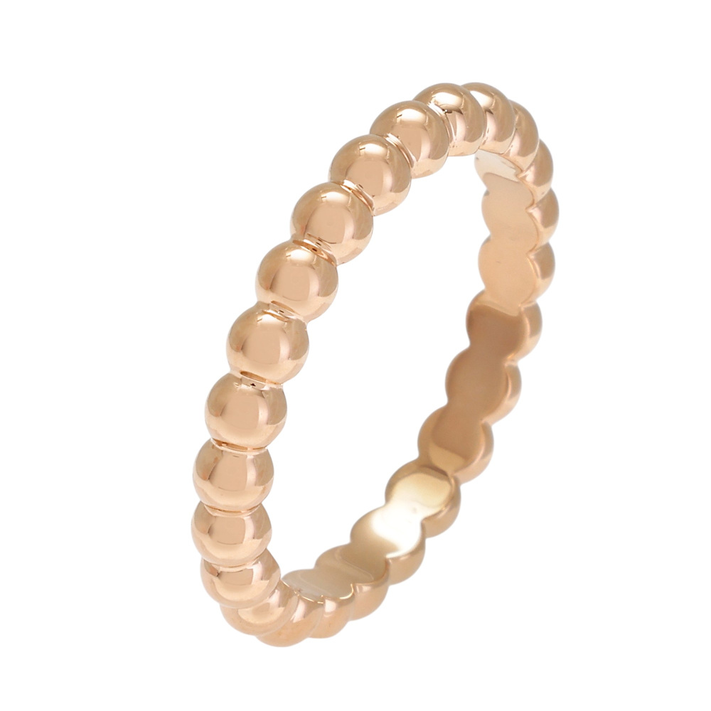 Van Cleef & Arpels Perlet Gold Pearl Ring 18K Rose Gold VCARN9B00