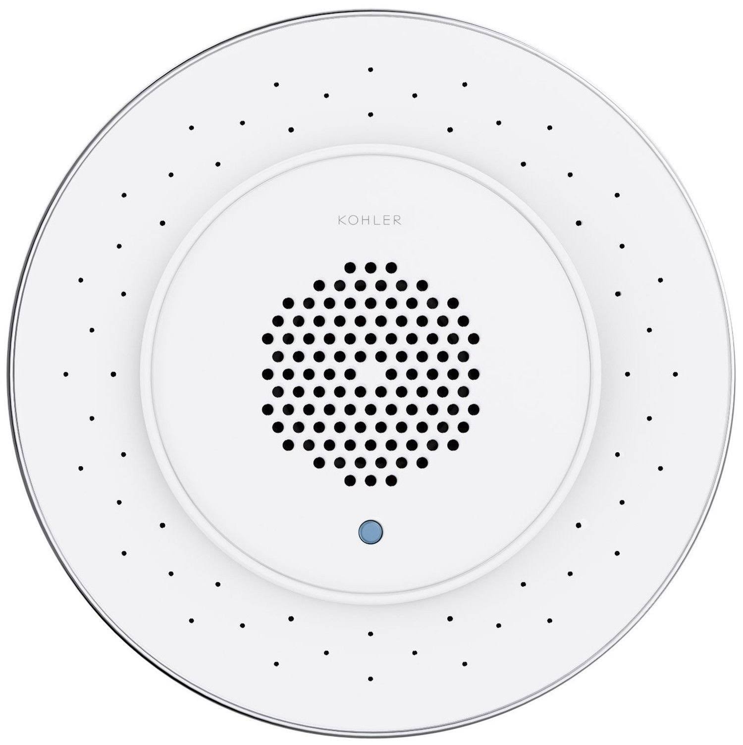 KOHLER K-9245-CP Moxie 2.5 GPM Single-Function Showerhead with Wireless Speaker - Polished Chrome
