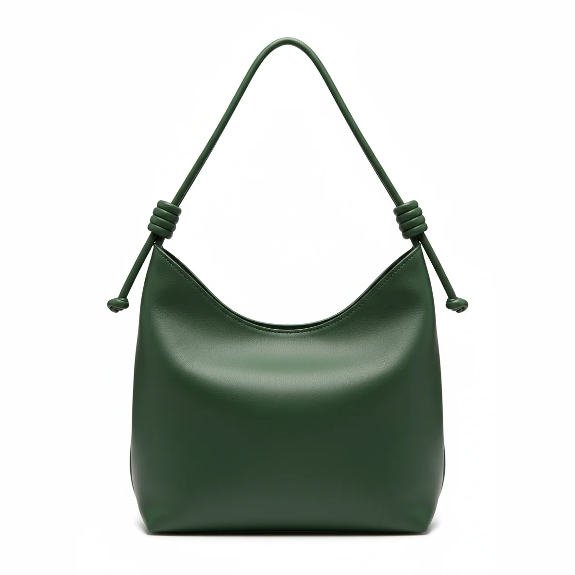 Deep Green Knotted Tote