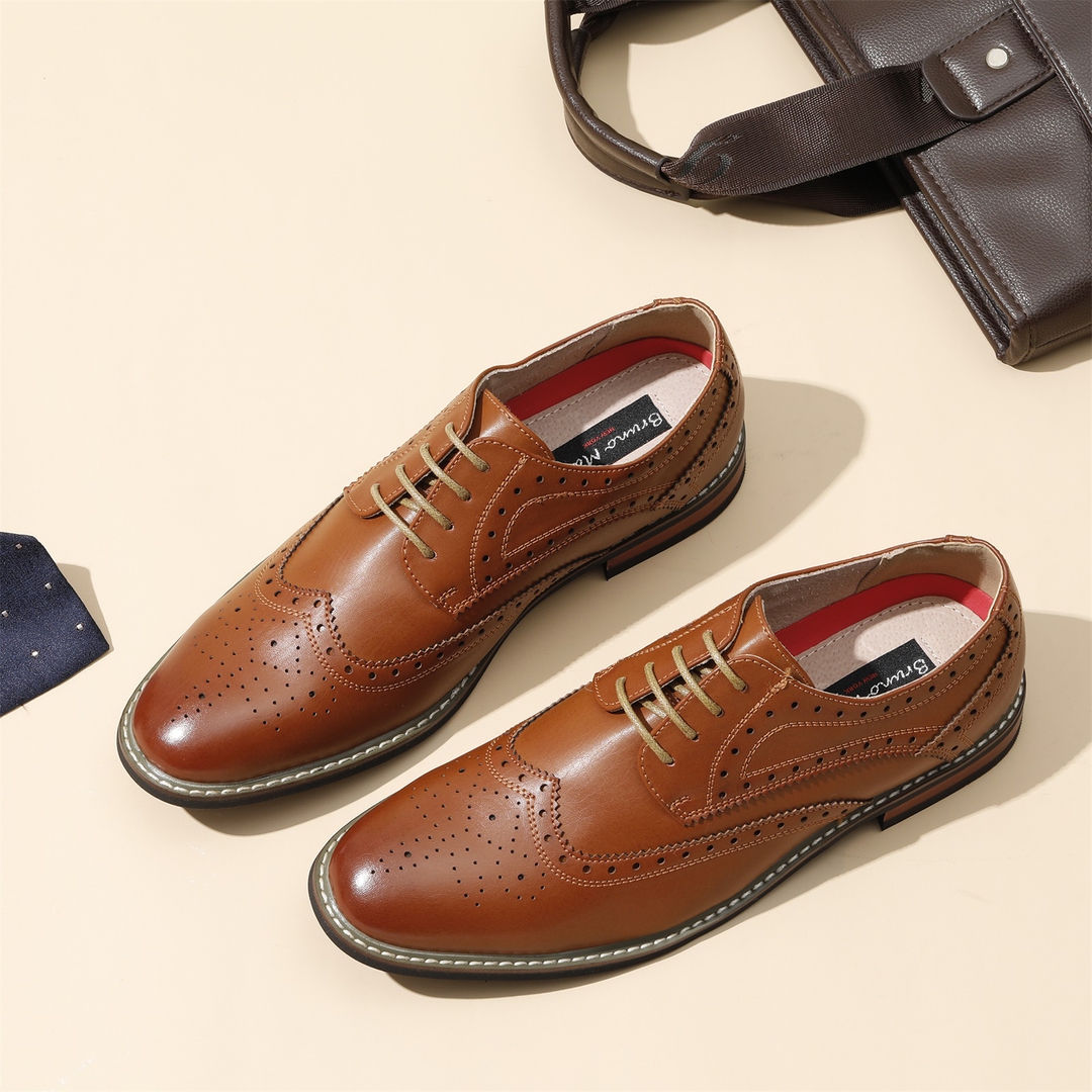 Men's Sophisticated Wingtip Dress Shoes