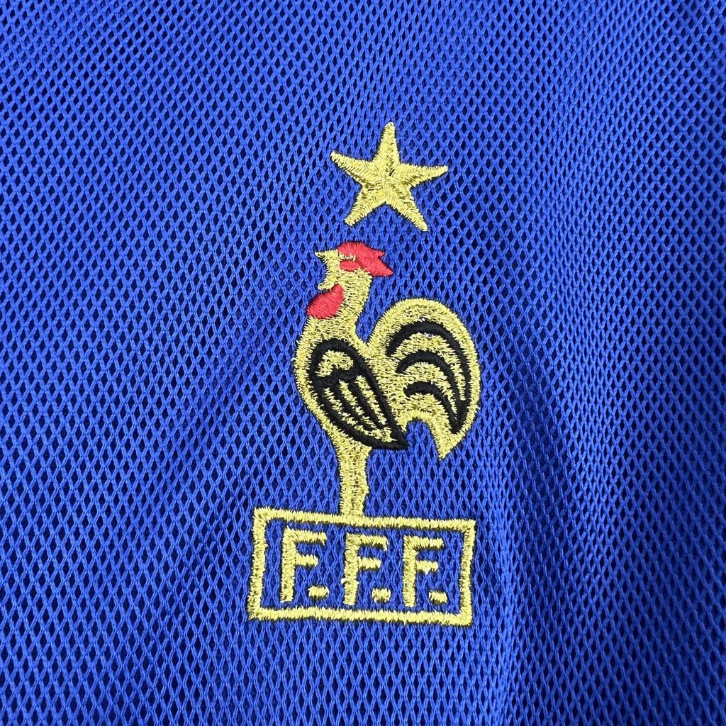 Retro 2002 France Home Jersey 4