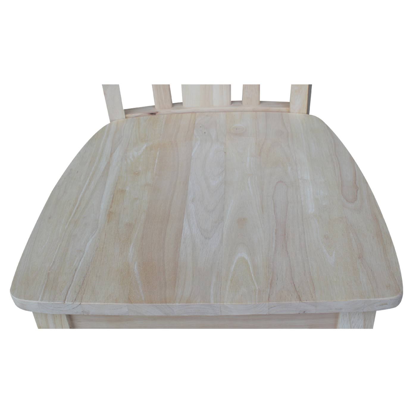 International Concepts 30 in. Unfinished San Remo Bar Stool