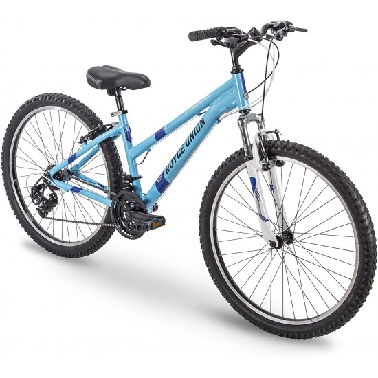 26″ Womens 21-Speed Mountain Bike, 17″ Aluminum Frame, Trigger Shift, Sky Blue