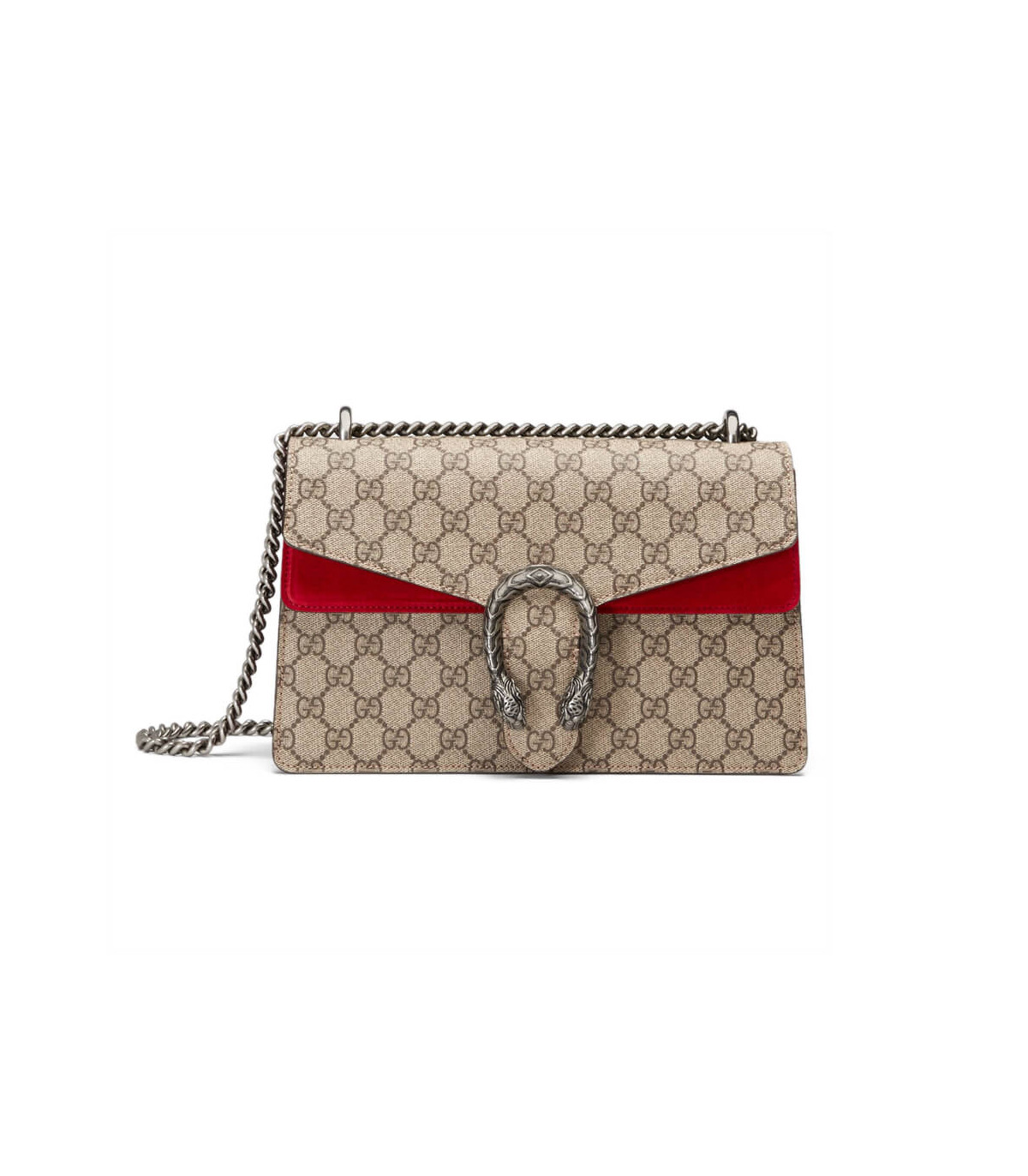 Gucci Dionysus Small GG Shoulder Bag Red