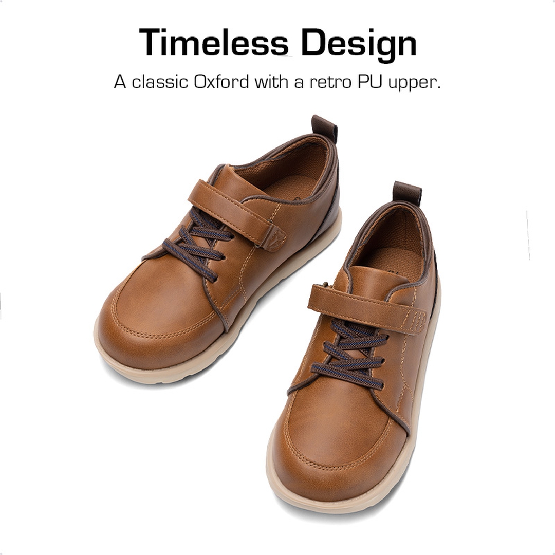 Boys' Anti-Slip Cushioned Leather Sneakers