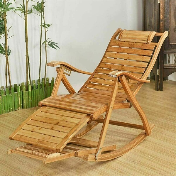 Bamboo Rocking Chairs Sun Lounger Chairs Recliners Outdoor
