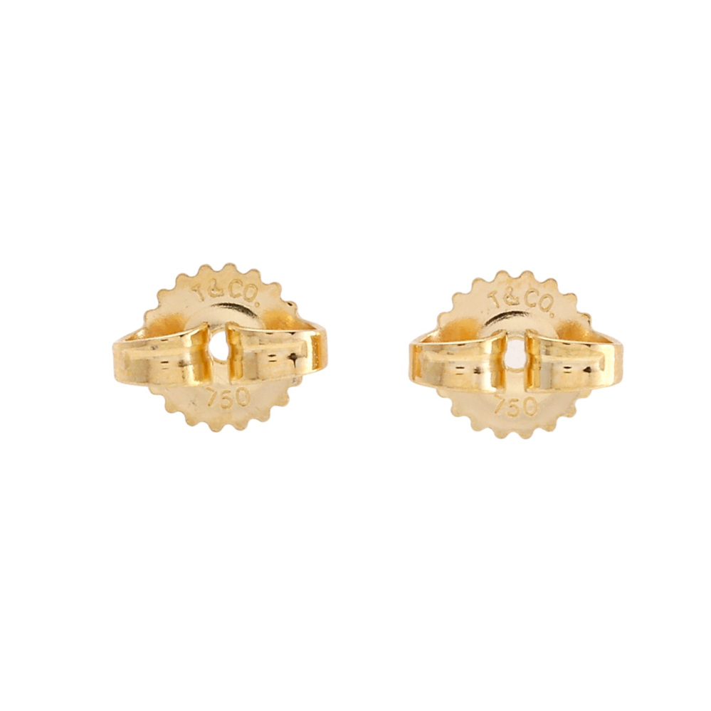 Tiffany & Co. Knot Signature Earrings 18K Yellow Gold