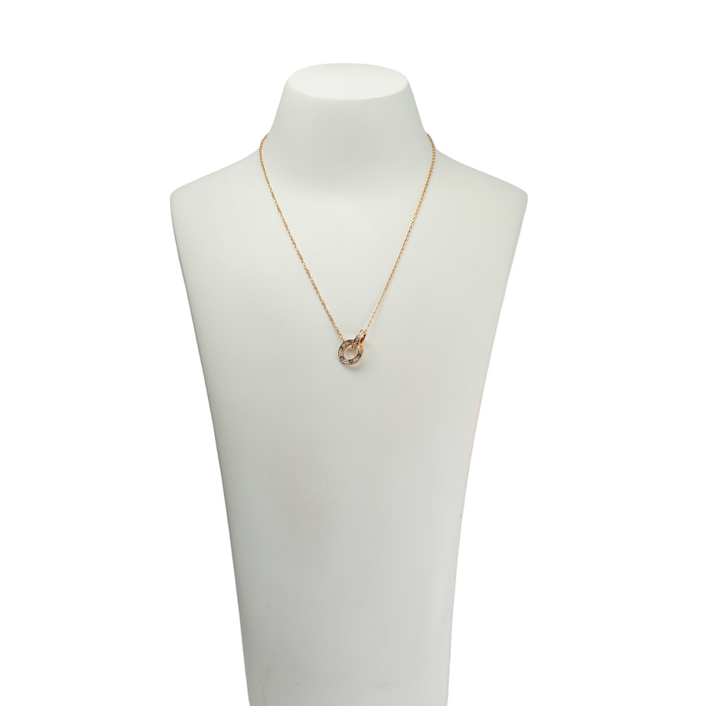 Cartier Love Necklace 18K Rose Gold Diamond B7224528
