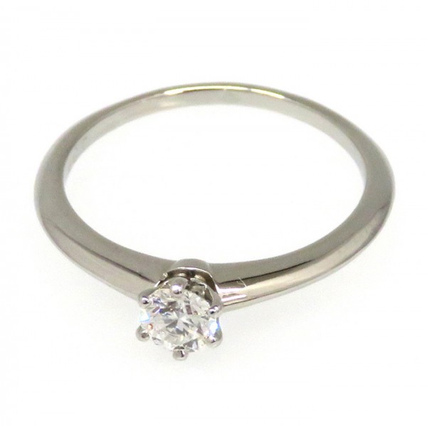 Tiffany & Co. Solitaire Diamond Ring Platinum