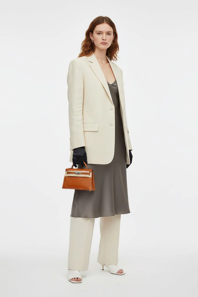 Hermès Kelly 20 Mini II Sellier Fauve Matte Alligator Mini Barenia Palladium Hardware