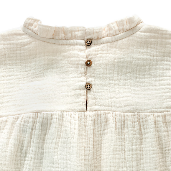 Topolino Pure Collection Mädchen Musselin-Bluse mit Häkelspitze