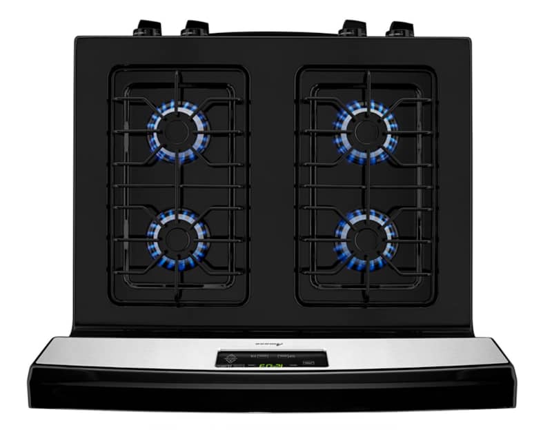 Amana 30 Stainless Steel Gas Range With Easy Touch Electronic Controls