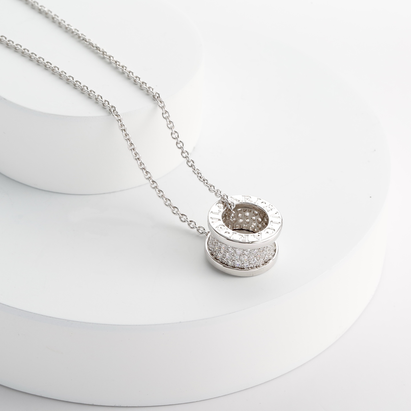 Bulgari Diamond-Filled Necklace - cnluxepick