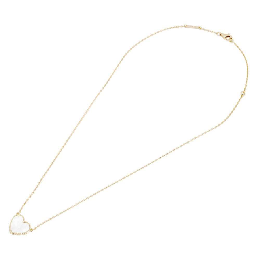 Van Cleef & Arpels Lucky Alhambra Necklace 18K Yellow Gold Mother of Pearl VCARD98700