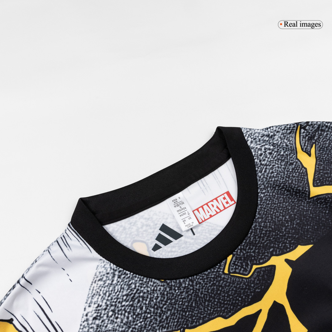 Real Madrid X Marvel Jersey 2025/26 Black&White