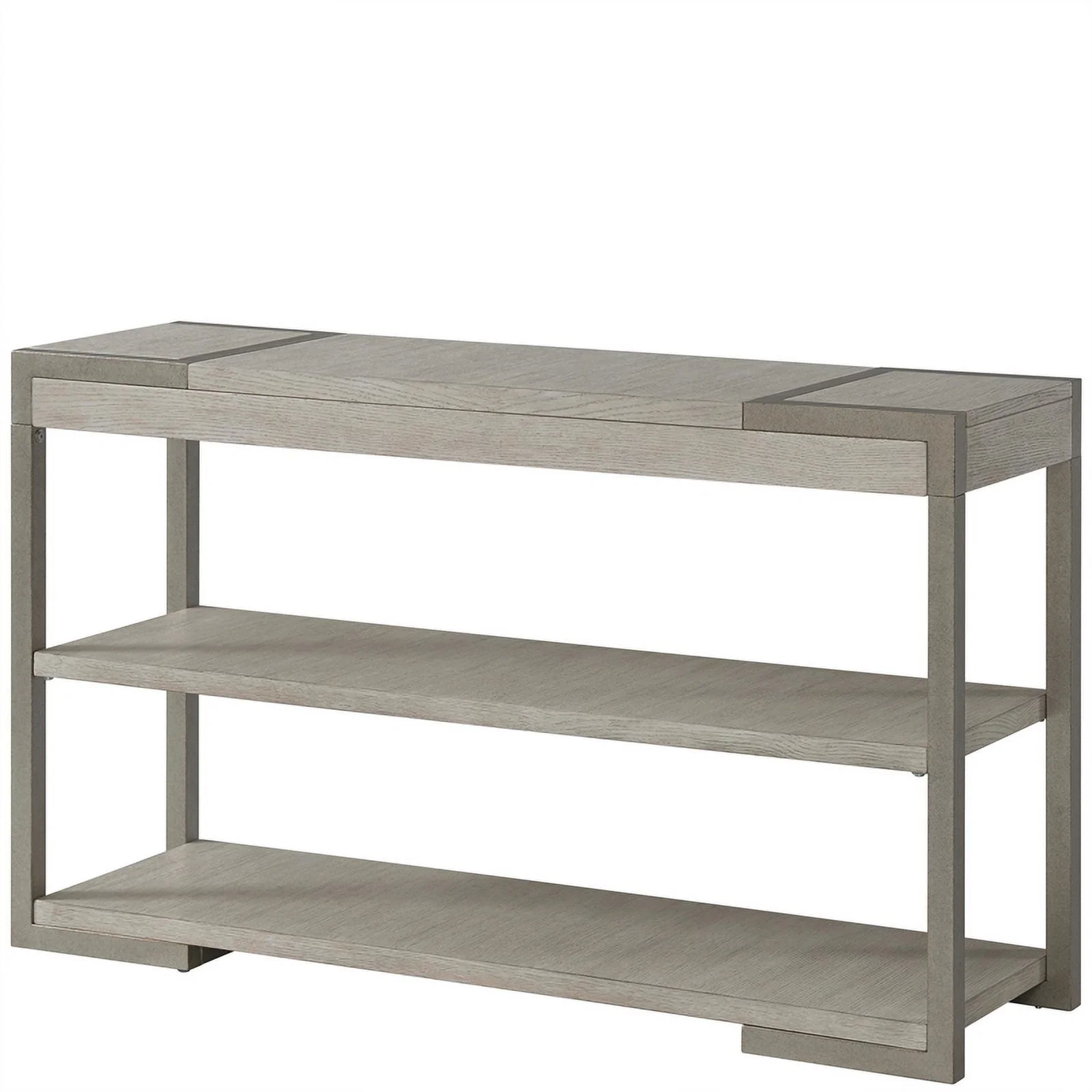 Riverside Furniture Venus Wood Rectangular Console Table in Off White