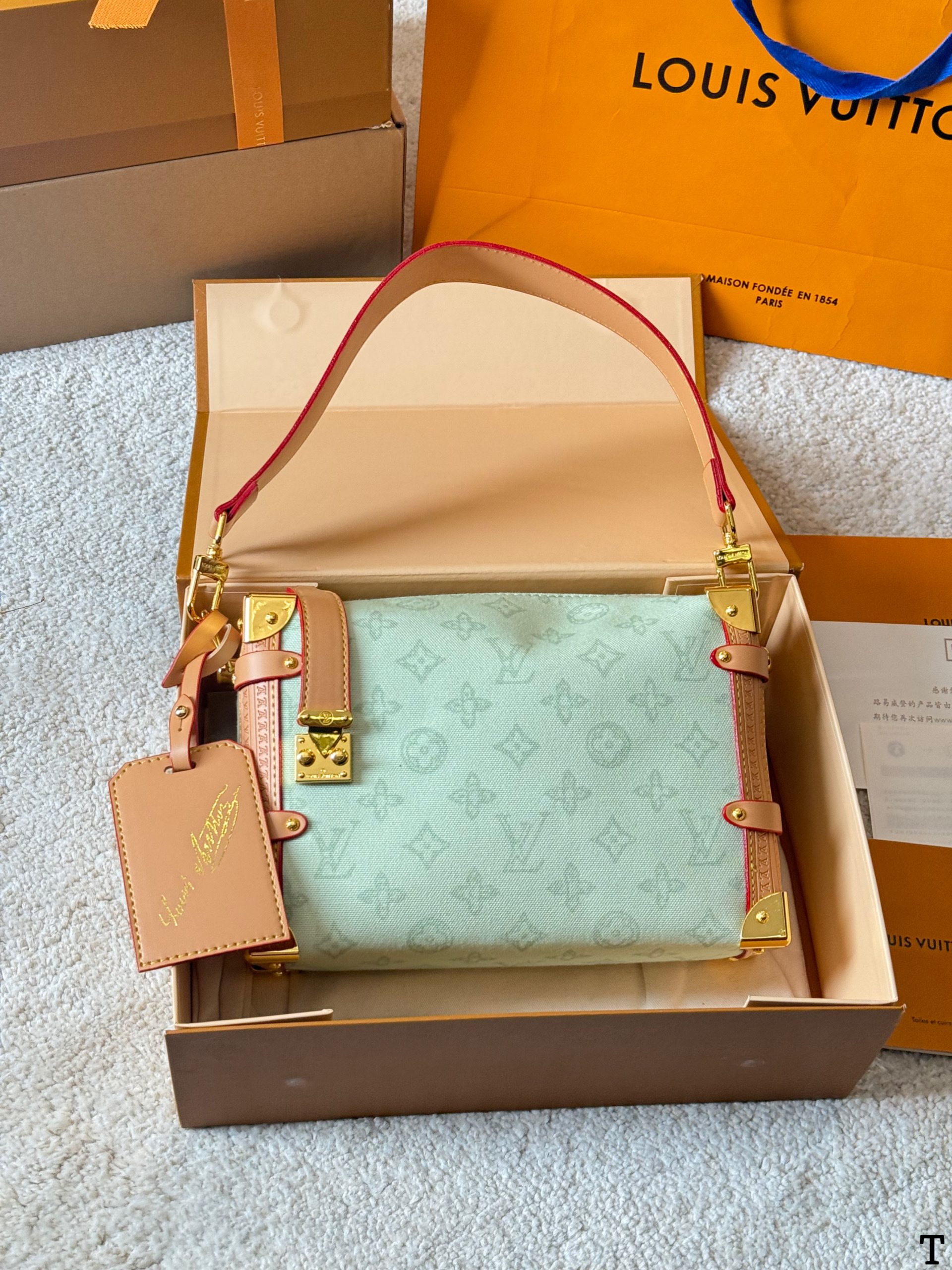 LV Side Trunk Box Bag - cnluxepick