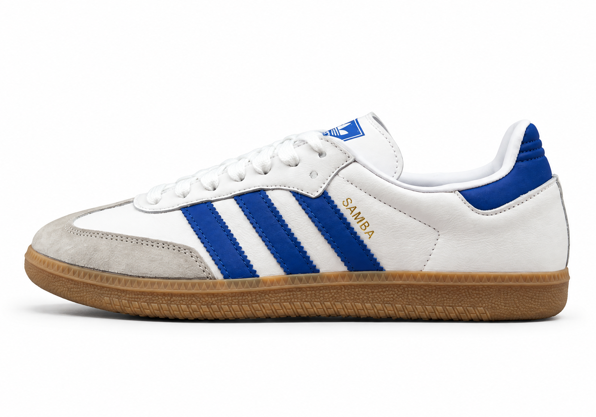 Adidas Samba Og Shoes Cloud White/Blue/Gum EE5450