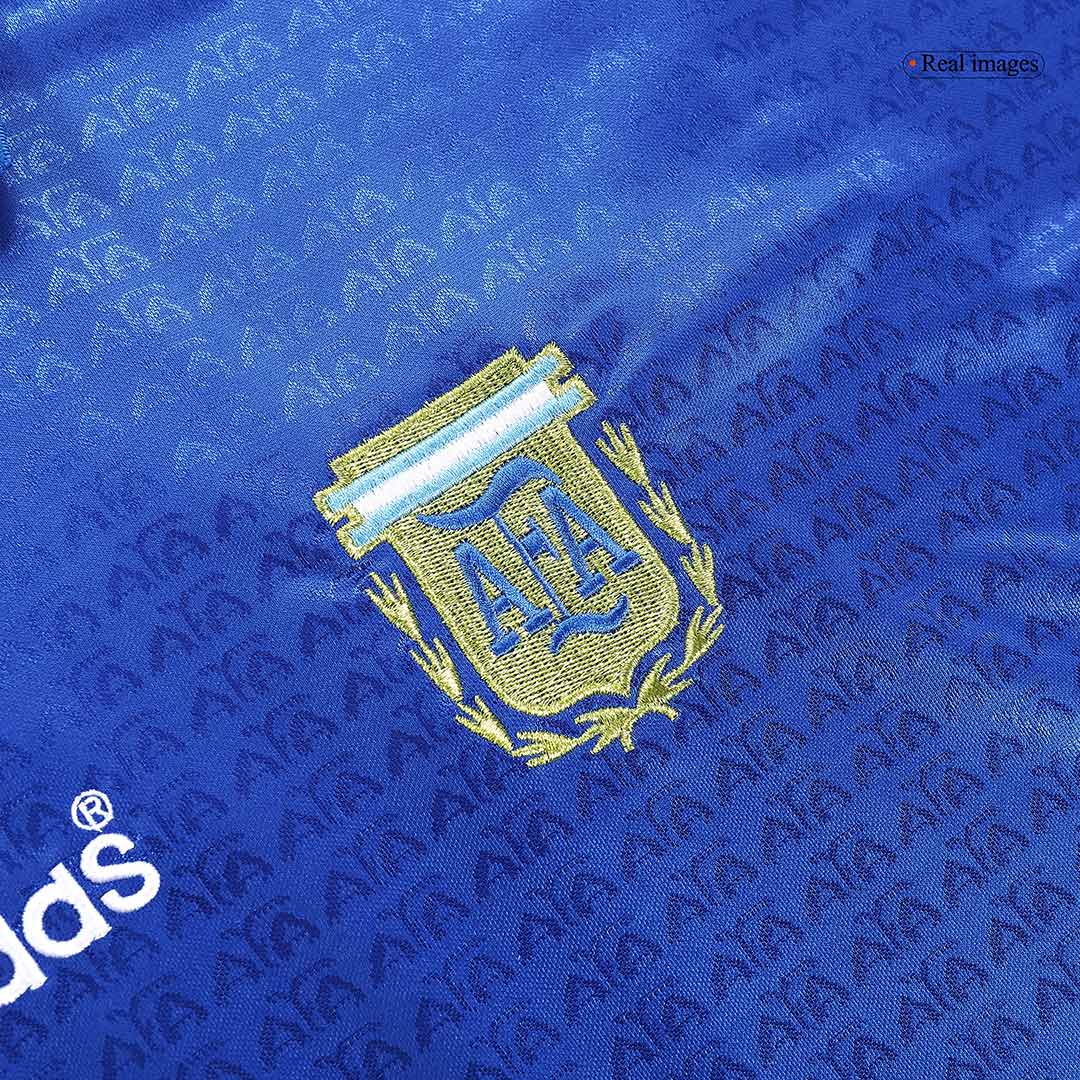 Retro Soccer Jersey #10 Argentina Away 1994