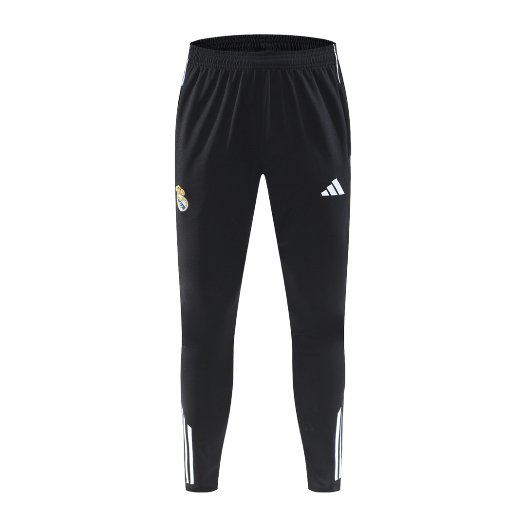 Real Madrid 1/4 Zip Tracksuit 2025/26 Kids Black