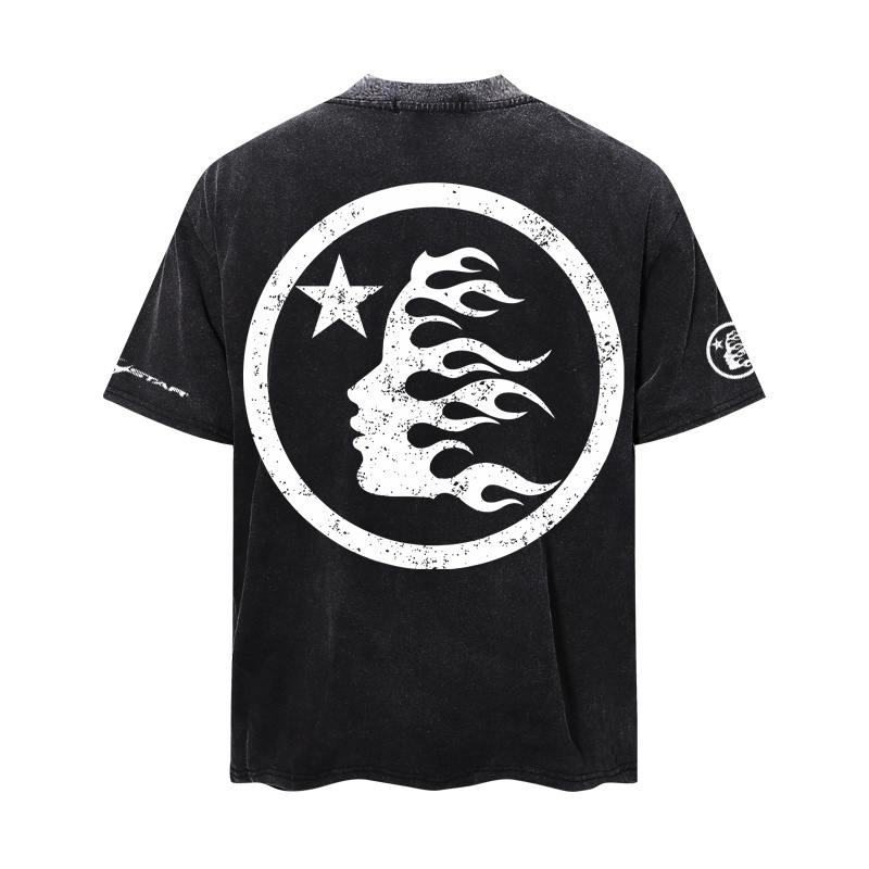 Hellstar Washed Short-Sleeve T-Shirt - cnluxepick