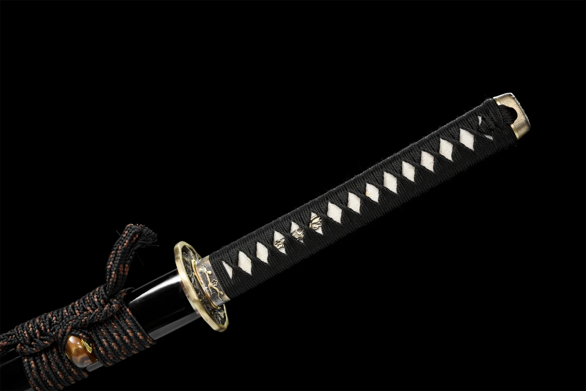 Dragon Carved Katana – T10 Clay Tempered, Full Tang