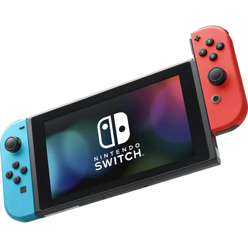 Renewed Nintendo Switch Console — Bundled with Neon Blue & Red Joy-Con