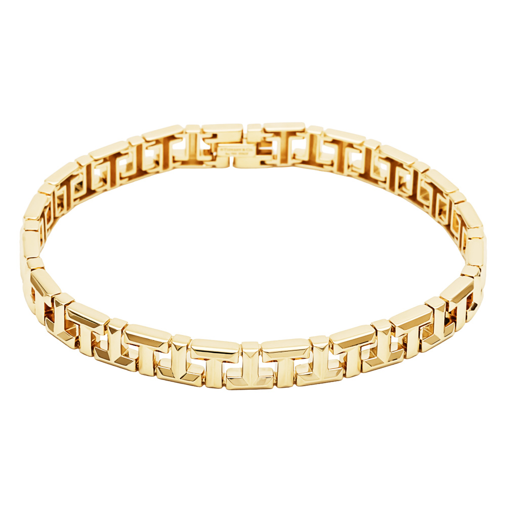 Tiffany & Co. Tiffany T True Bracelet 18K Yellow Gold