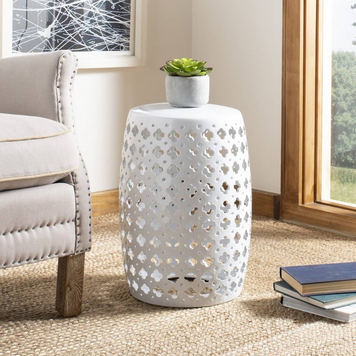 Safavieh Lacey Garden Stool - Gold