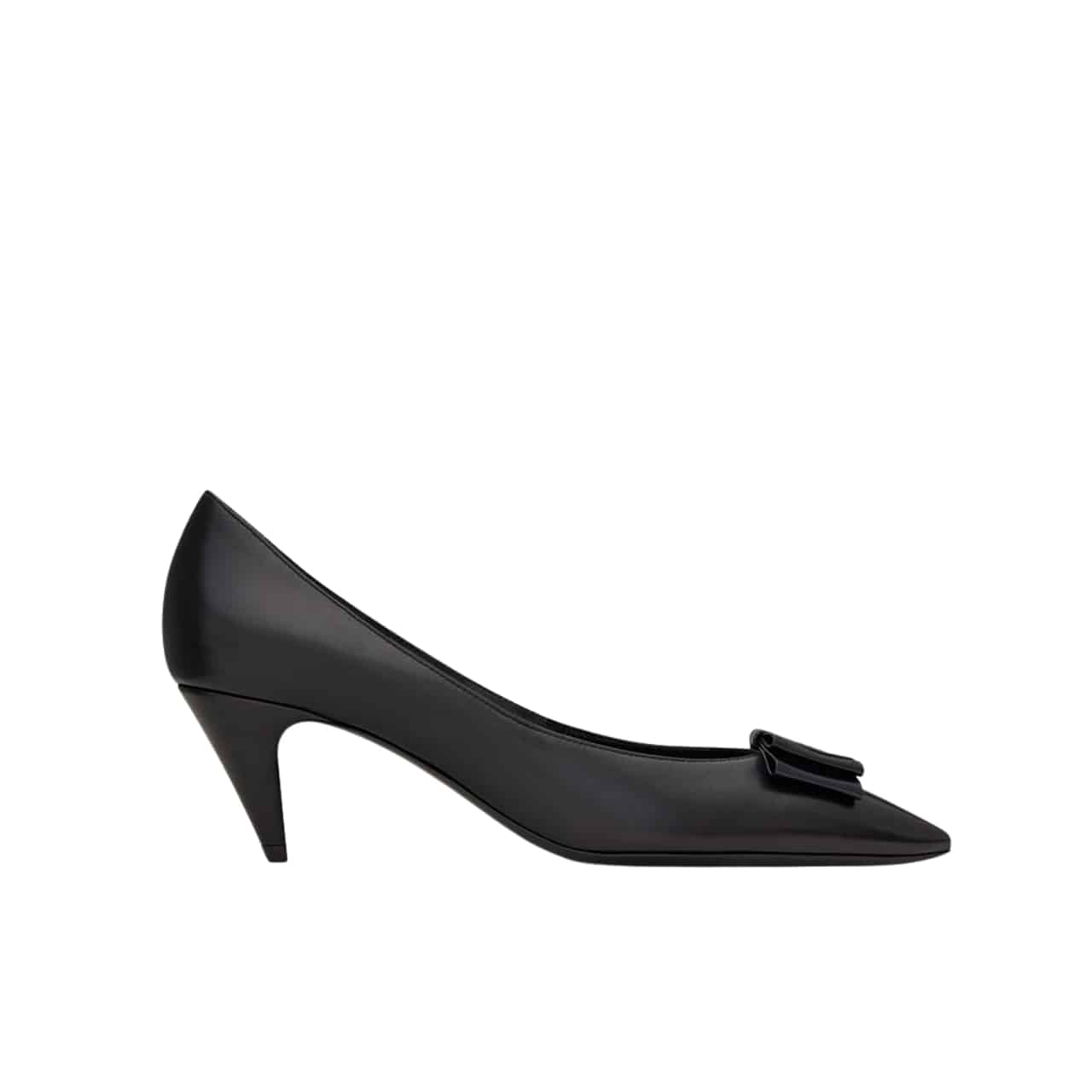 Saint Laurent Women’S Anais Bow Pumps In Black