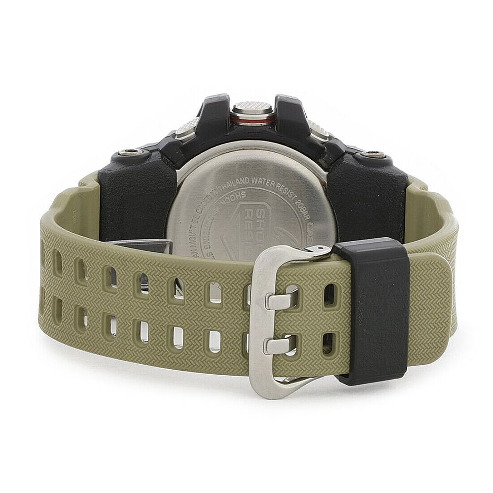 Casio - Men's G-Shock Mudmaster Twin-Sensor Analog-Digital 55mm Watch - Tan
