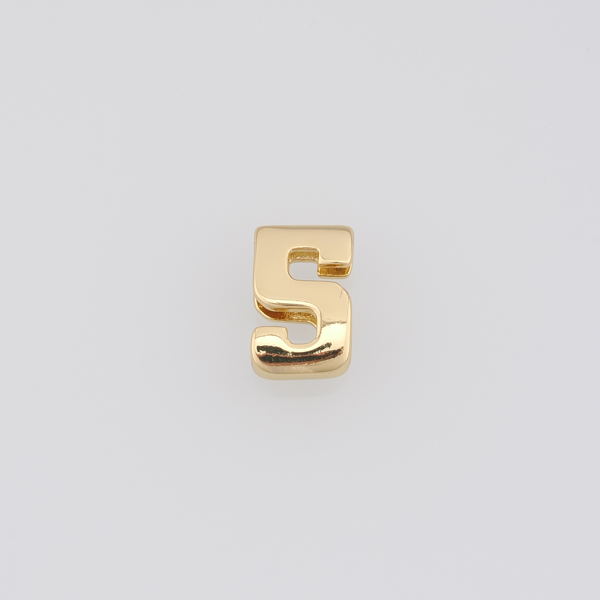 18K Gold Filled Number Spacer Beads,Dainty Number Spacer Beads,DIY Jewelry Making Supply