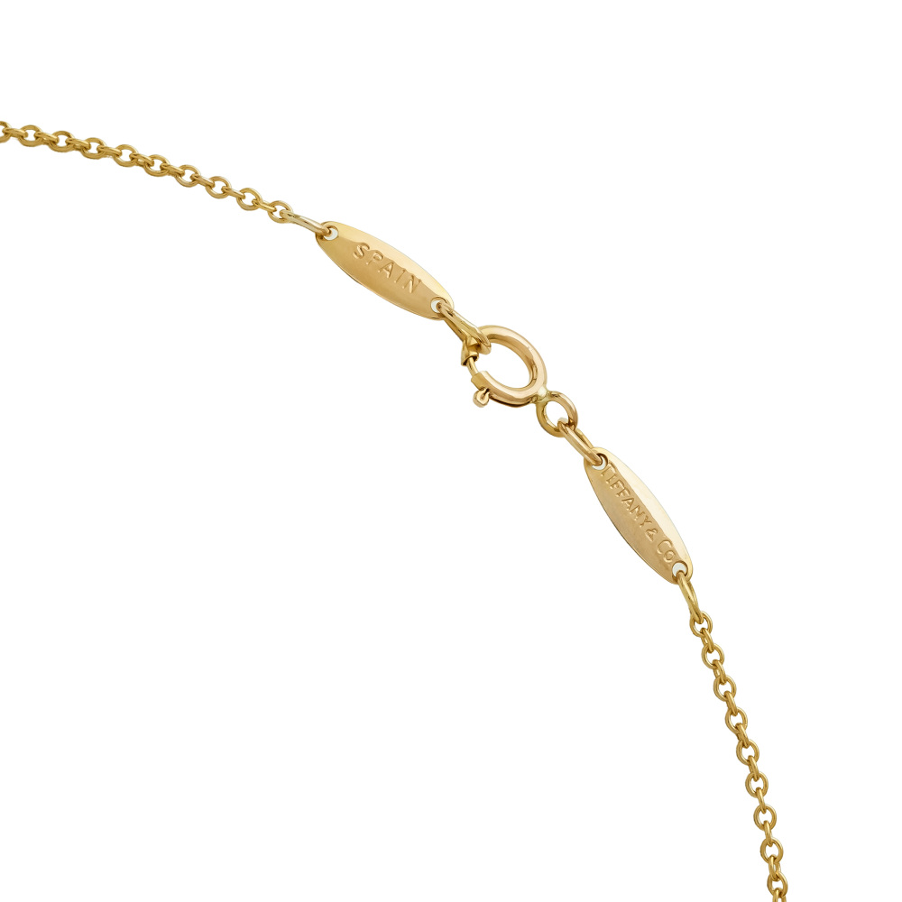 Tiffany & Co. Elsa Peretti By the Yard Necklace 18K Yellow Gold Diamond 60127092