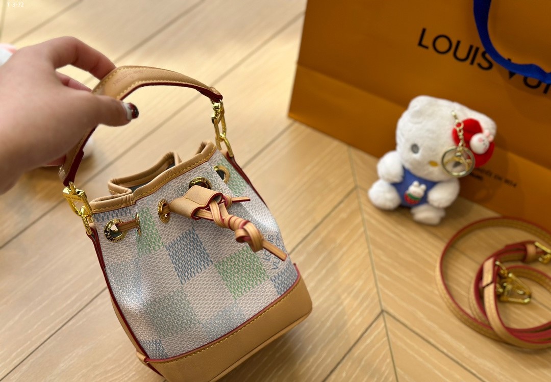 Louis Vuitton Nano No  Damier Canvas Pistachio 16Cm N40640