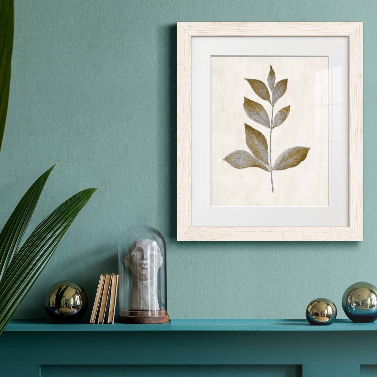 Bronze Leaf I-Premium Framed Print - Ready to Hang - 23X32 - Maple