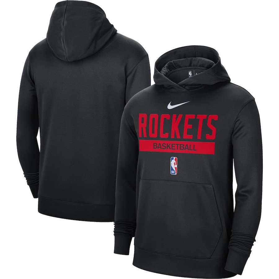 Men's Houston Rockets 2022/23 Spotlight On-Court Practice Performance Pullover Hoodie