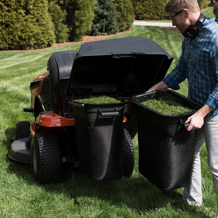 42-46 In. 2-Bin Lawn Mower Bagger
