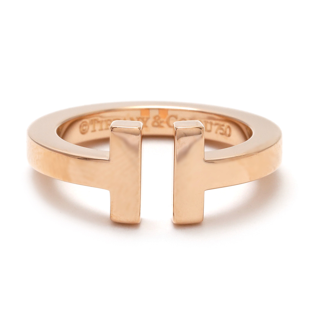 Tiffany & Co. T Square Ring 18K Rose Gold 60147412