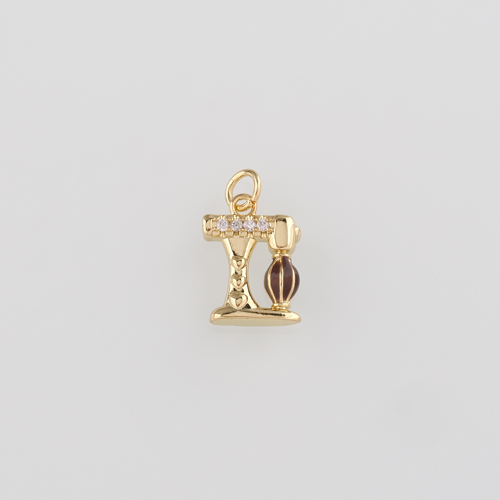 18K Gold Filled Blender Pendant,Dainty Blender Charm Earrings Necklace for DIY Jewelry Making Supply