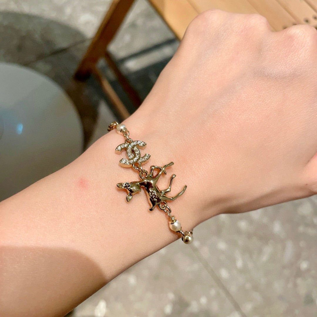 Chanel Deer Double C Bracelet - cnluxepick