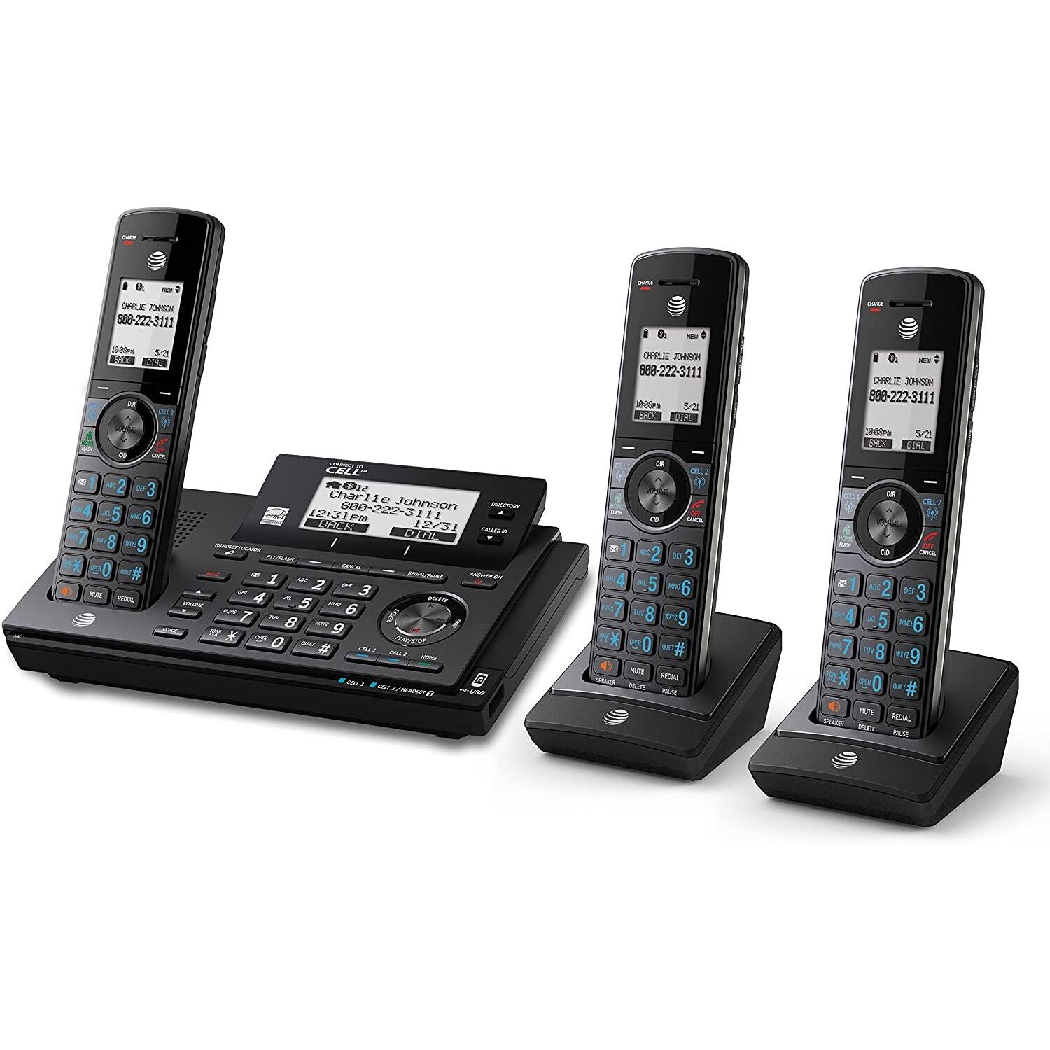 Atu0026t Connect-to-Cell Phone System (3 Handsets) CLP99387