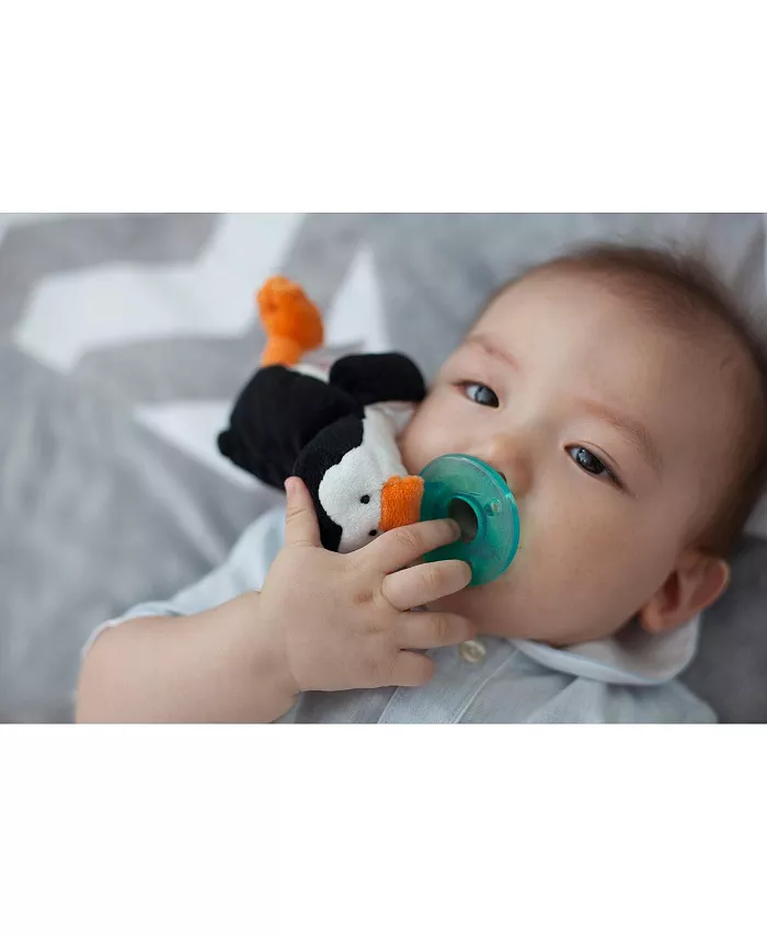 Wubbanub 0 to 6m Infant Pacifier - Penguin