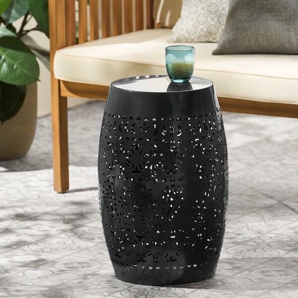 Lace Cut Design Metal Frame SIDE TABLE