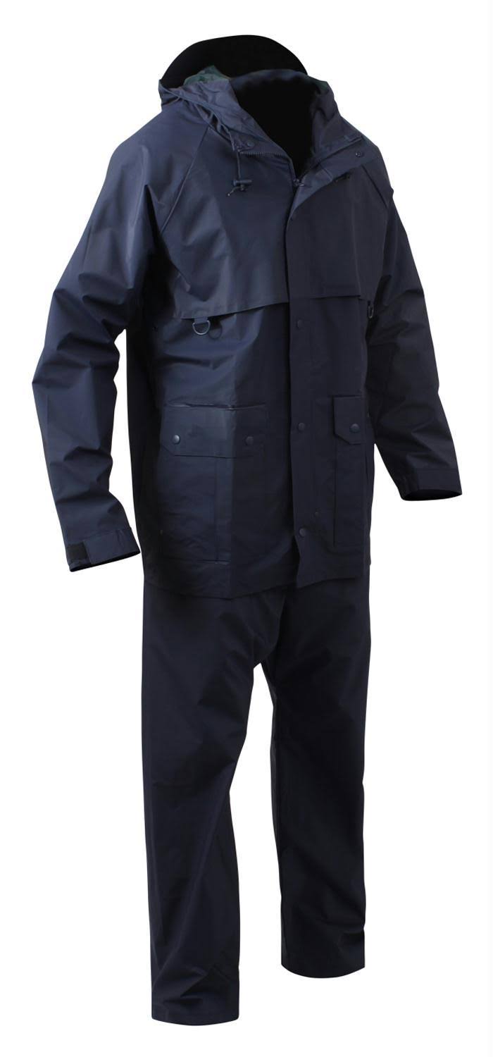 Rothco - 2 Piece Microlite PVC Olive Drab Rainsuit