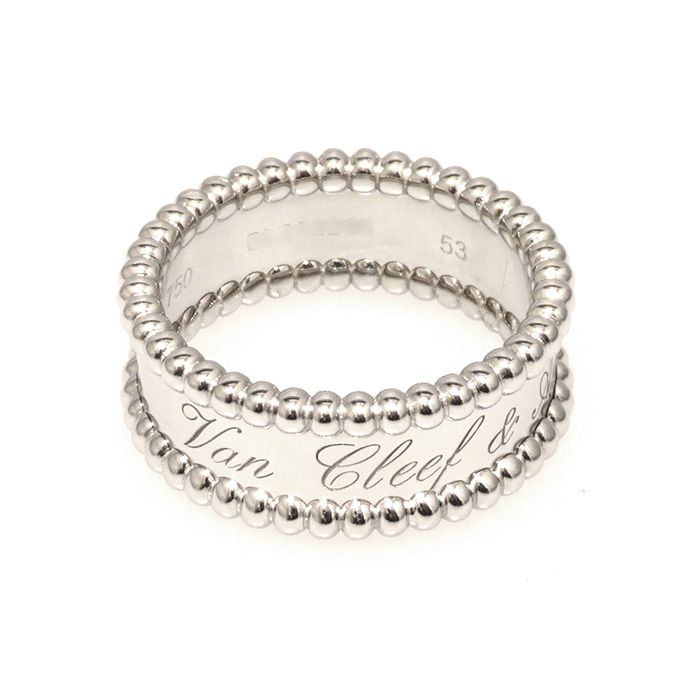 Van Cleef & Arpels Perle Senior Tulle Ring 18K White Gold